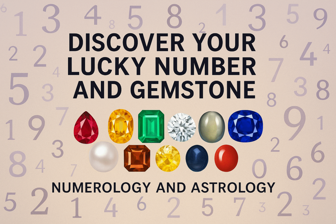 Discover Your Lucky Number and Gemstone A Complete Guide to Numerology and Astrology