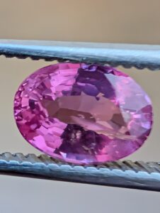 Natural Unheated Pink Sapphire 0.86 Ct Vivid Pink