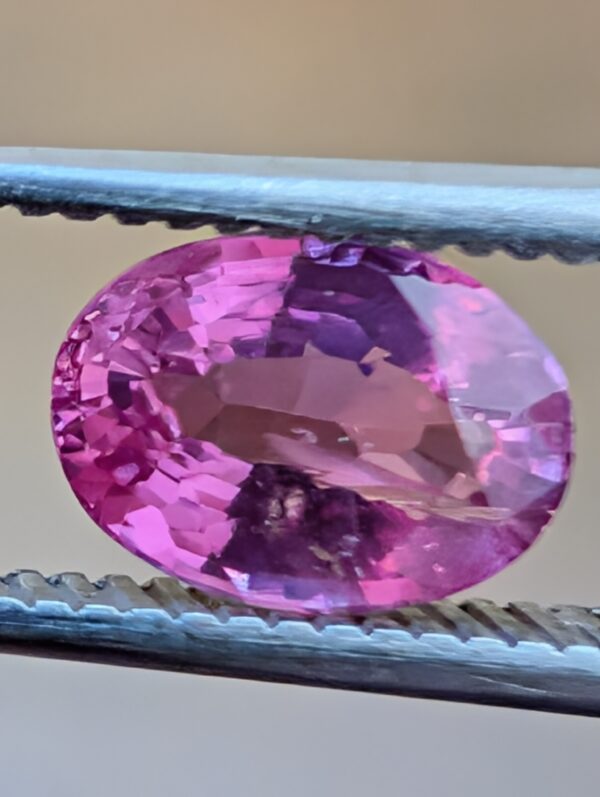 Natural Unheated Pink Sapphire 0.86 Ct Vivid Pink