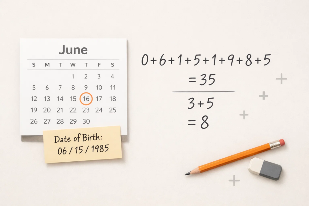 life path number calculation example