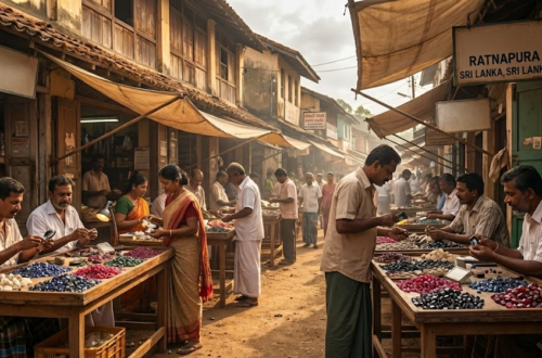 Vibrant gem market in Ratnapura