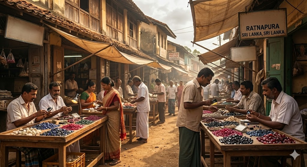 Vibrant gem market in Ratnapura